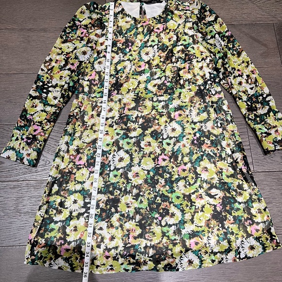 Womens Vero Moda mini skater floral dress sz L - Picture 5 of 12